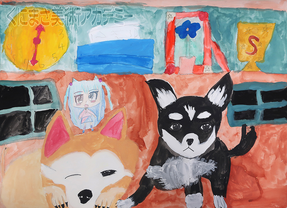 【入選】「犬のおうち」小３