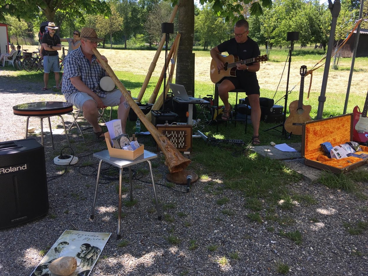 Thuja mit Bernhard, Gitarre mit Peter