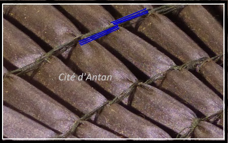 Fig. 16 fixation côté doublure