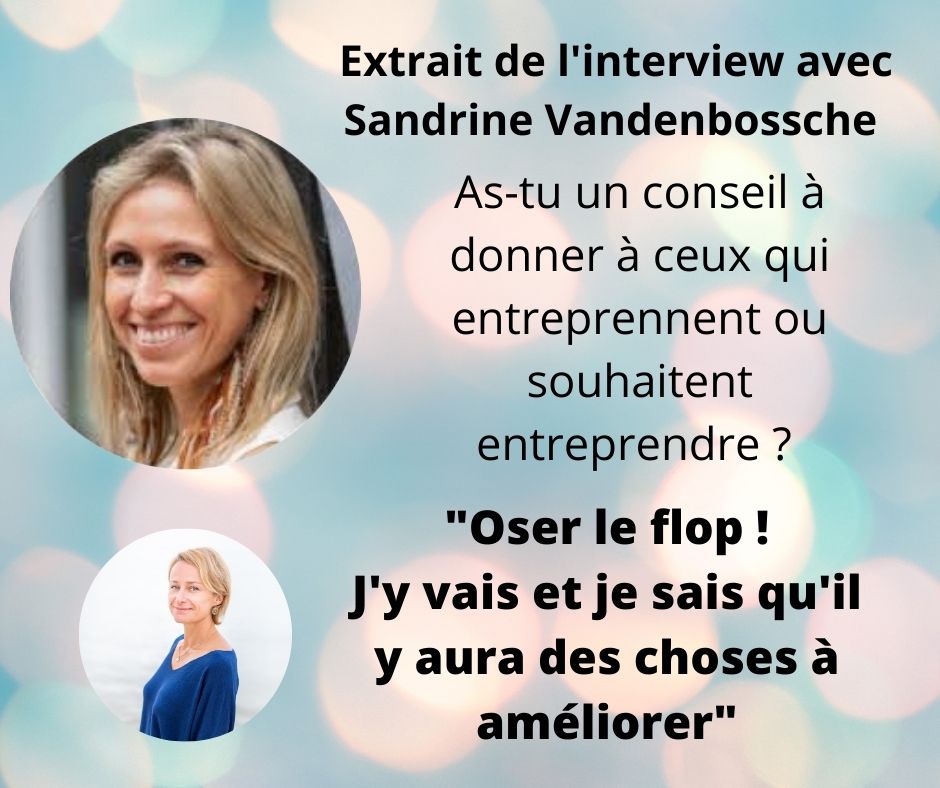 Interview Sandrine Vandenbossche https://www.facebook.com/603375985/videos/10157873259050986/