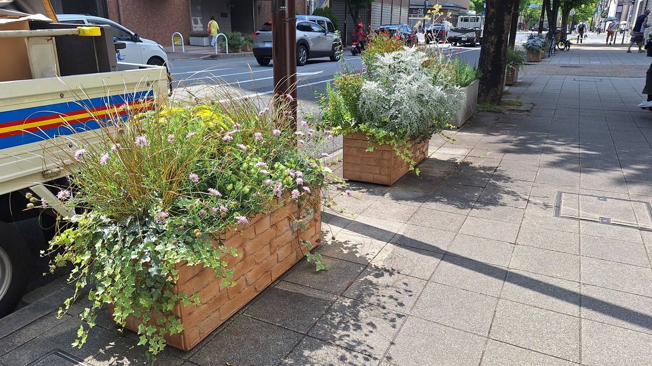 大原東商店会プランター
