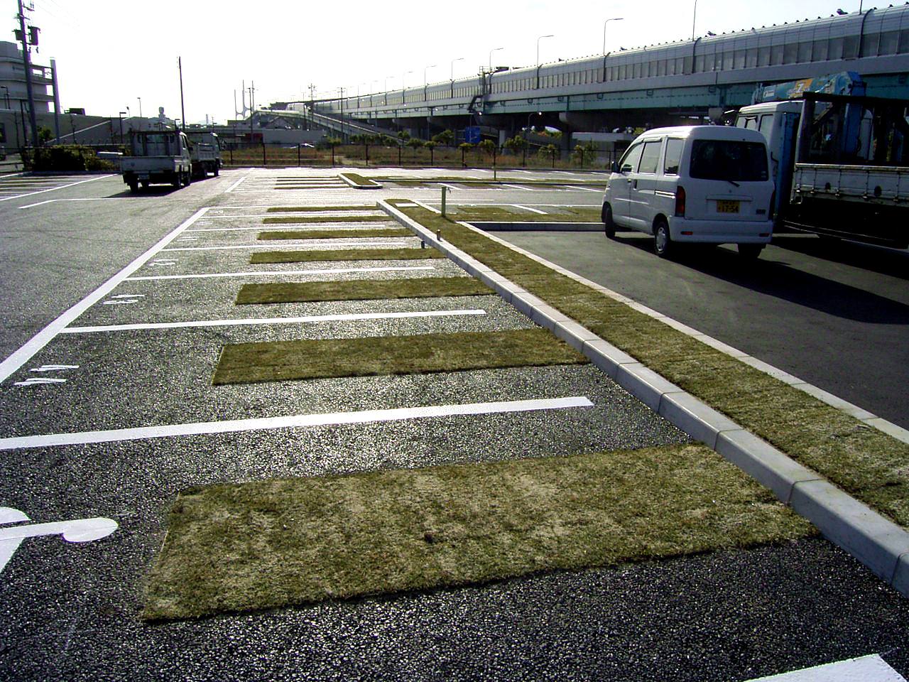 教育施設の駐車場