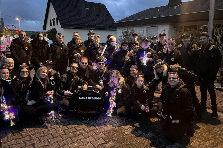 Die Guggenmusik NoNameGugge aus Andernach