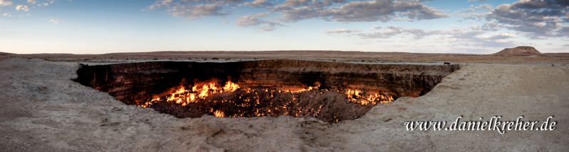 Darvaza gas crater / door to hell / Tor zur Hölle