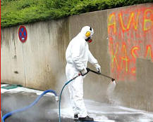 ES Dresden Graffiti-Beseitigung
