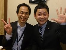 総選挙で鳥取2区候補として頑張った福住地区委員長と大平さん