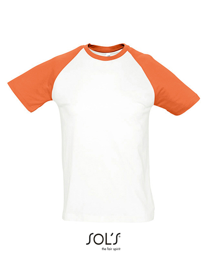 White/Orange - S bis 3XL -
