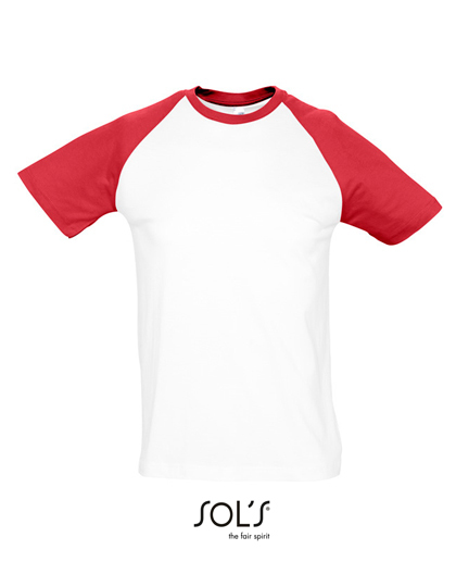 White/Red - S bis 3XL -