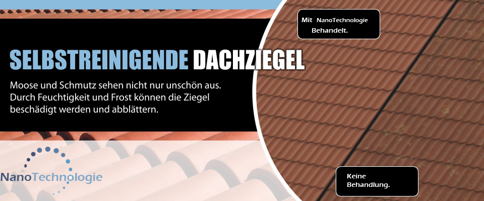 Selbstreinigende Dachziegel