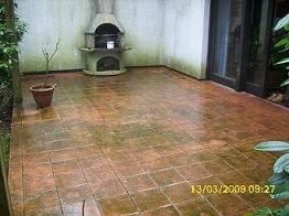Terrassenreinigung Vorher