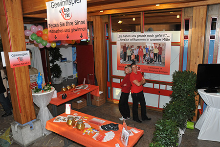 Messestand in Besigheim von extrafit Bietigheim-Bissingen, Fitnessstudio 50+ 