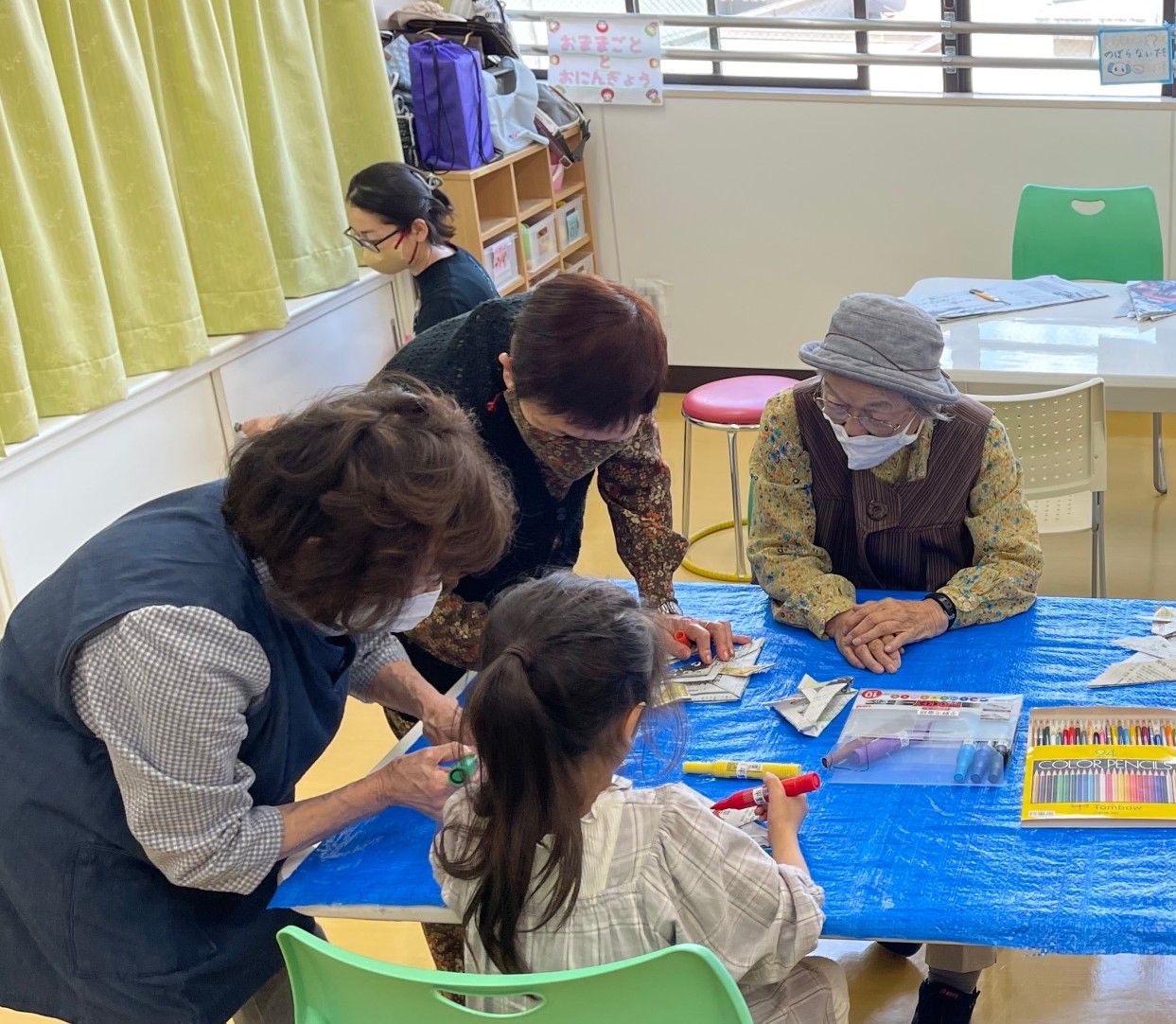 【サークル】「折り紙サークル」さんが平野児童館で折り紙ボランティア
