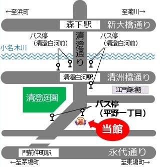 深川ふれあいセンター地図