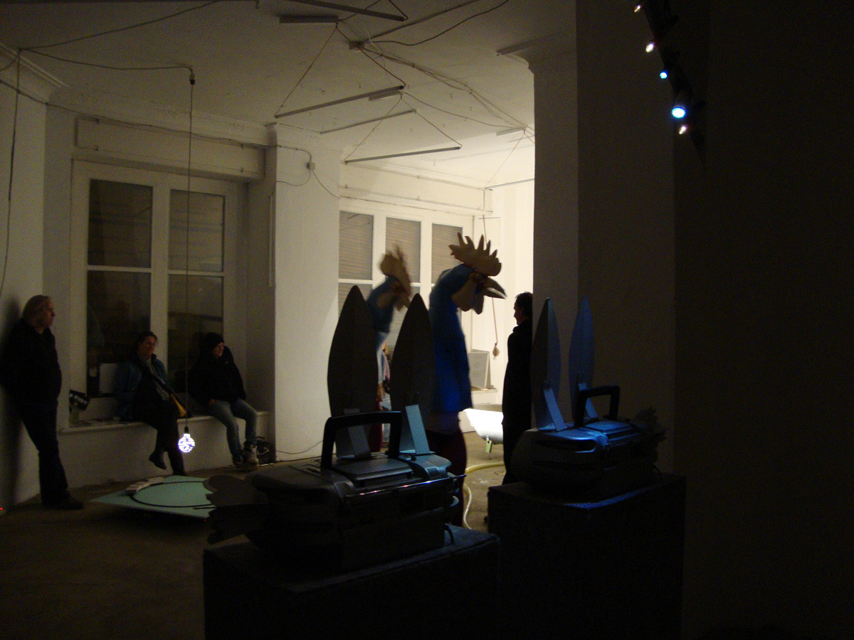 Projekt- und Hörgalerie „A und V“, Leipzig, 2009, Foto: unbekannt