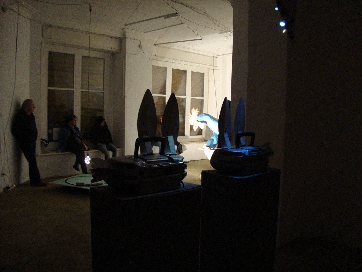 Projekt- und Hörgalerie „A und V“, Leipzig, 2009, photo: unknown