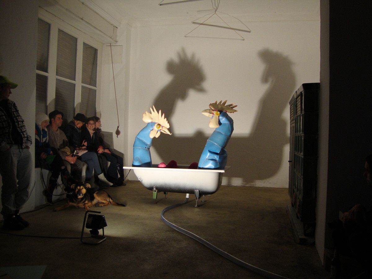 Projekt- und Hörgalerie „A und V“, Leipzig, 2009, Foto: unbekannt