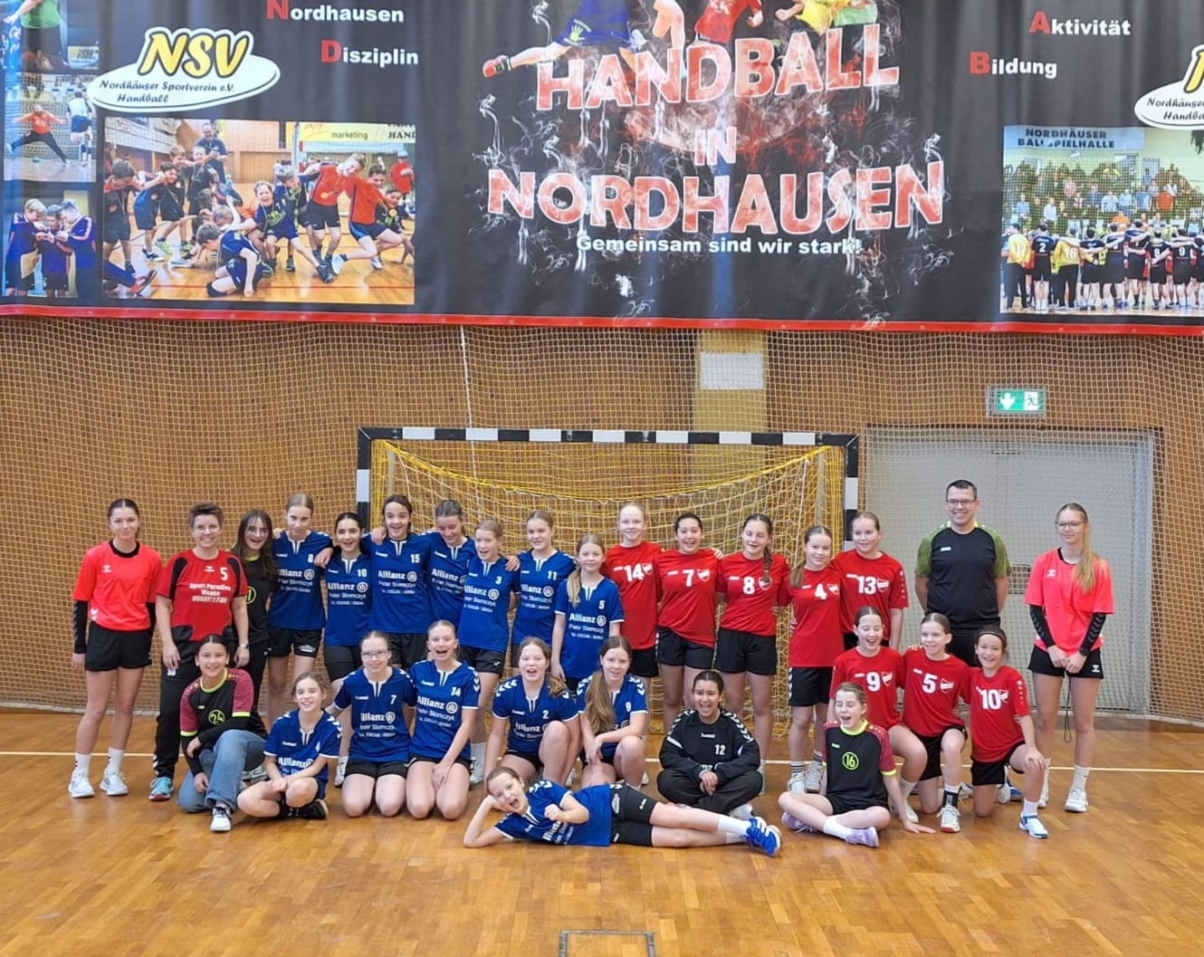 Weibliche D-Jugend bestreitet Freundschaftsspiel in Nordhausen