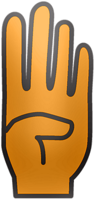 main - expression - émoticônes - smiley émoticône émoji cartoon clipart illustration - artémotic