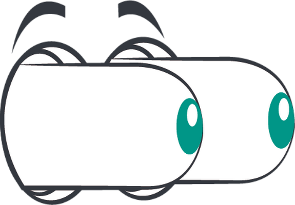 œil - expression - émoticônes - smiley émoticône émoji cartoon clipart illustration - artémotic
