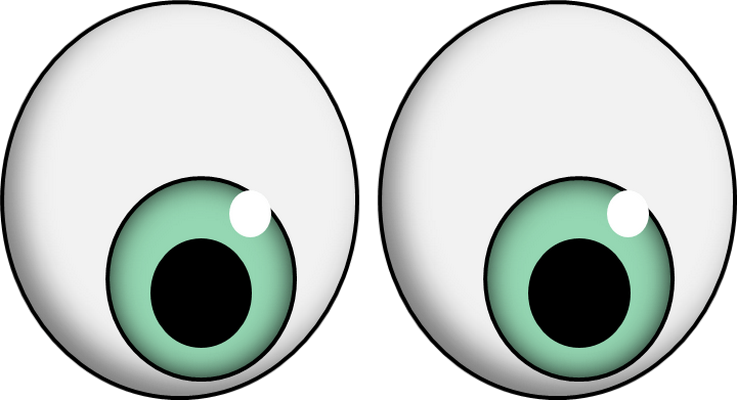 œil - expression - émoticônes - smiley émoticône émoji cartoon clipart illustration - artémotic