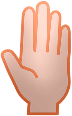 main - expression - émoticônes - smiley émoticône émoji cartoon clipart illustration - artémotic