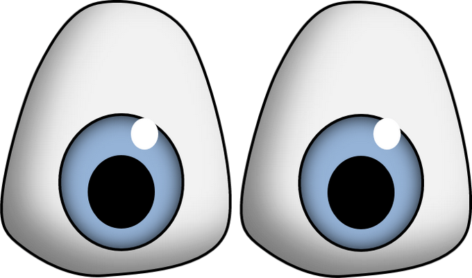 œil - expression - émoticônes - smiley émoticône émoji cartoon clipart illustration - artémotic