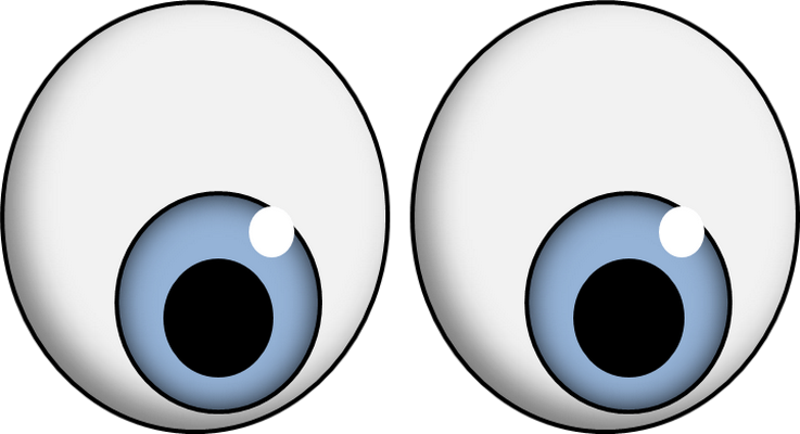 œil - expression - émoticônes - smiley émoticône émoji cartoon clipart illustration - artémotic