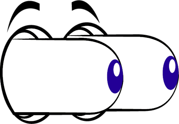 œil - expression - émoticônes - smiley émoticône émoji cartoon clipart illustration - artémotic