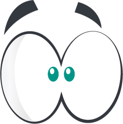 œil - expression - émoticônes - smiley émoticône émoji cartoon clipart illustration - artémotic