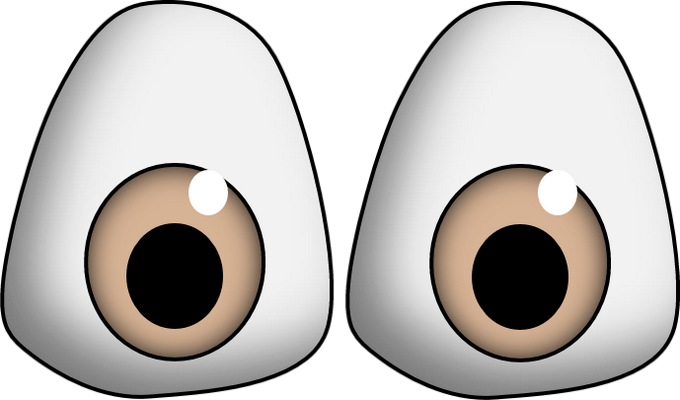 œil - expression - émoticônes - smiley émoticône émoji cartoon clipart illustration - artémotic