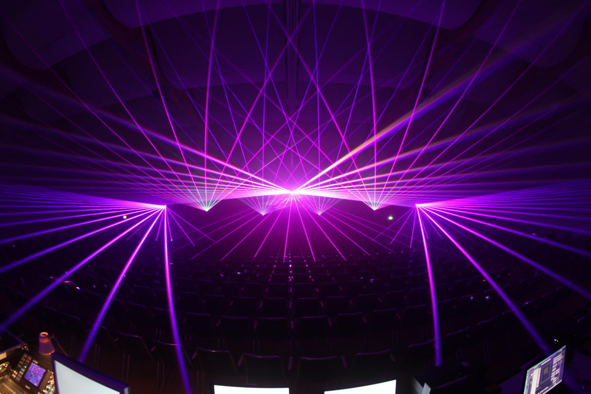 Was ist eine Lasershow