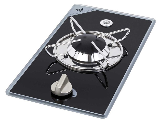 Fornellino Riscaldabevande In Acciaio Inox Opaco Con Portacandela Rotondo – Haushalt International 34012 (15,5 Cm)