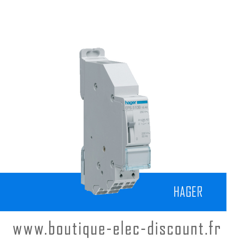 TELERUPTEUR HAGER 1F - Materiel électrique à prix discount