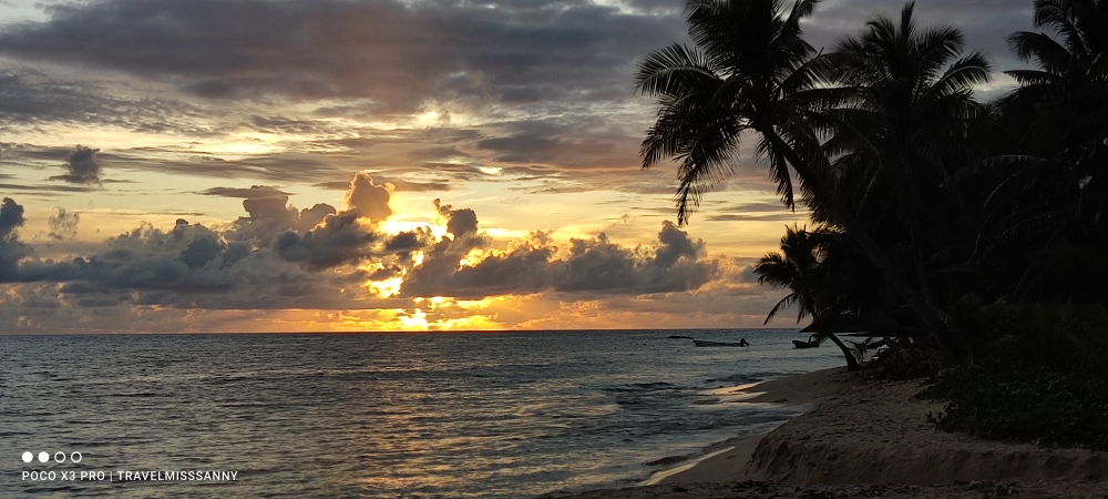 Sonnenuntergang auf Waya