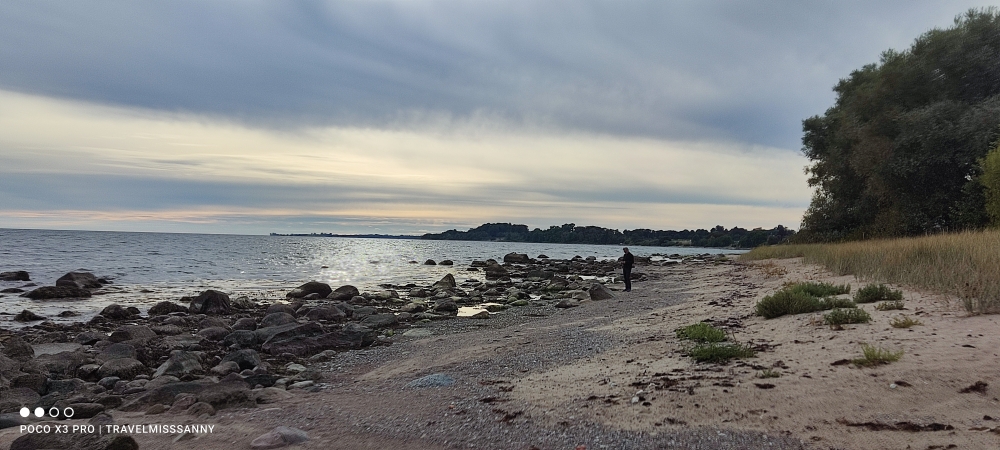 Sverte Strand und Schauplatz zahlreicher Spaziergänge Wallanders