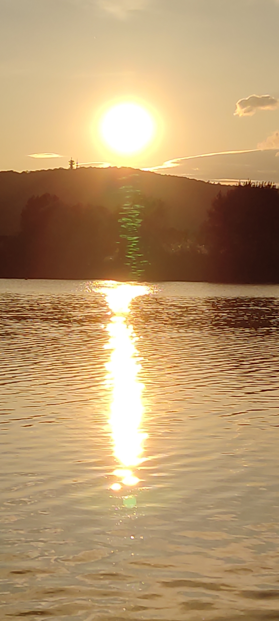 Sunset am Étang des Forges