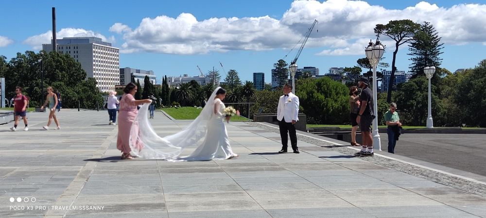 Hochzeit im Auckland Domain Park