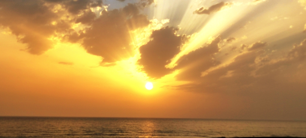 Strand von Nazare, Sundowner