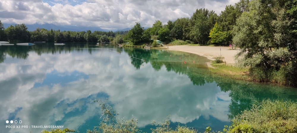 Gebirgssee eines anderen Schlafplatzes