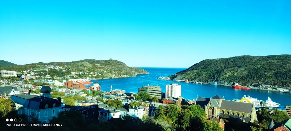 Ausblick aus "The Rooms" Museum