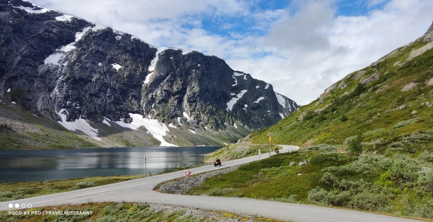 Traumübernachtungsplatz im Nationalpark kurz vor Geiranger 