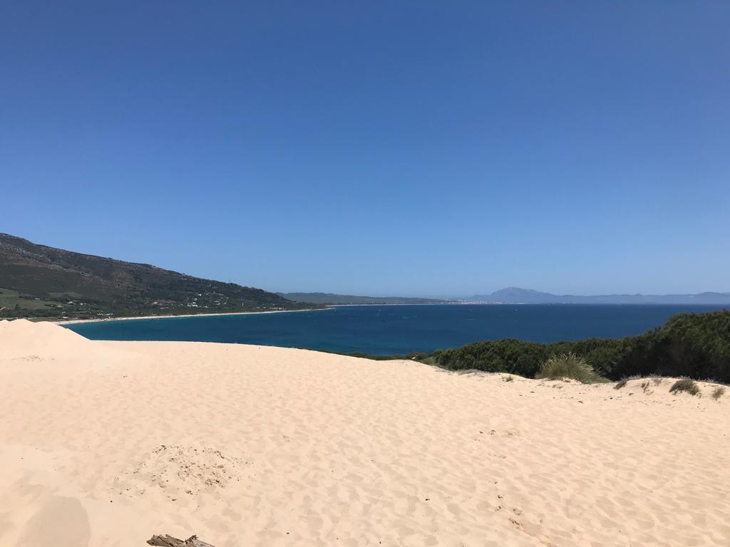 Ausblick von meinem persönlichen Platz des Yoga