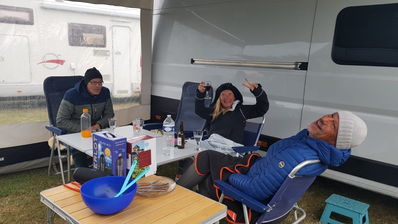 Grillen bei Regen und Wind...so kennen wir dich Dänemark
