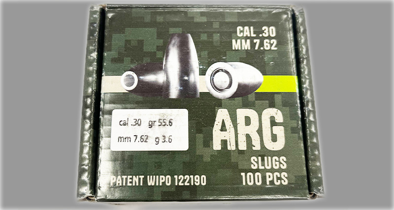 空気銃のスラッグならARG Slugs 7.62mm - タマニジュウ（狩猟向けエア