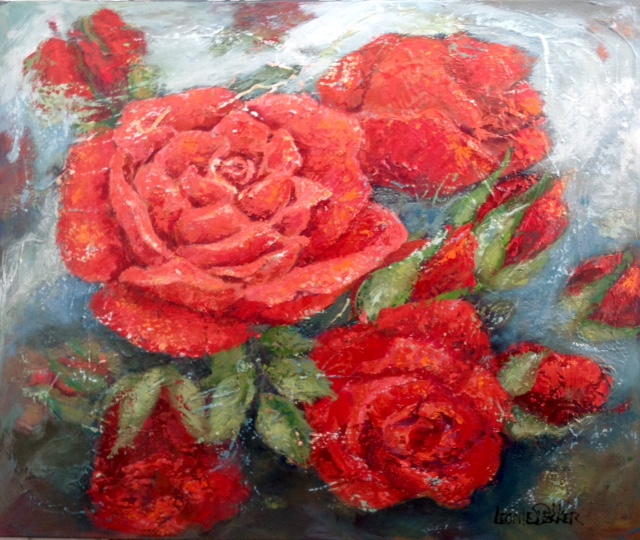 RED ROSES 120/100 ACRYL