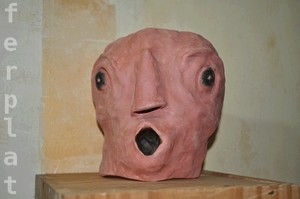 Série des masques houlala  (argile 12/2010 )