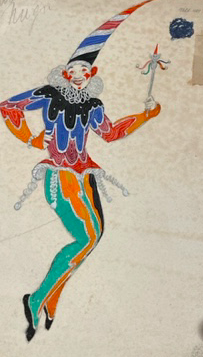 Alexandre ZINOVIEW  1889 -1977, aquarelle, signée , à la galerie agnes thiebault, paris