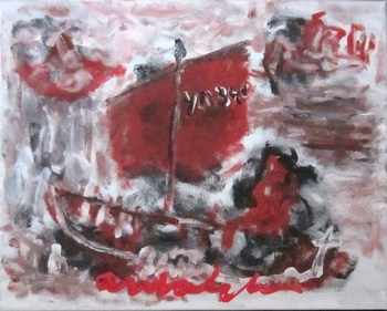 doek 40 x 50 cm----480.-