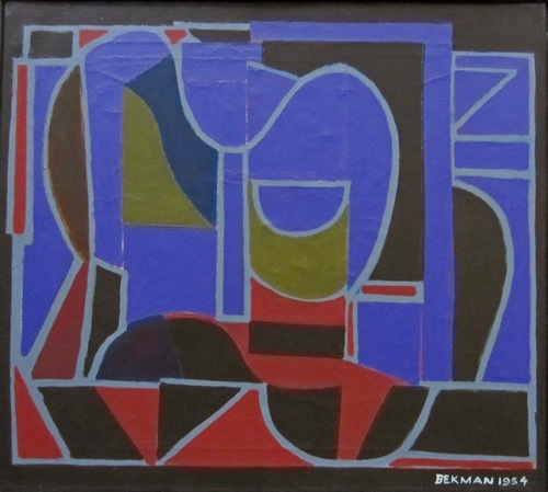 Hubert Bekman ( 1896-1974) 45 x 50 cm