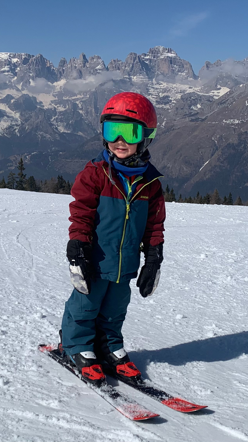 Skifahren zu können macht glücklich.